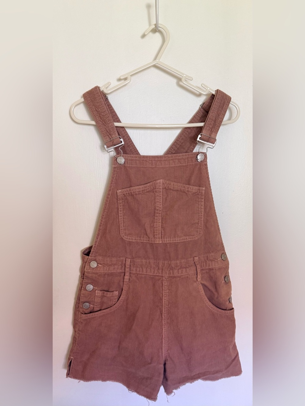 PacSun Rust Corduroy Overalls